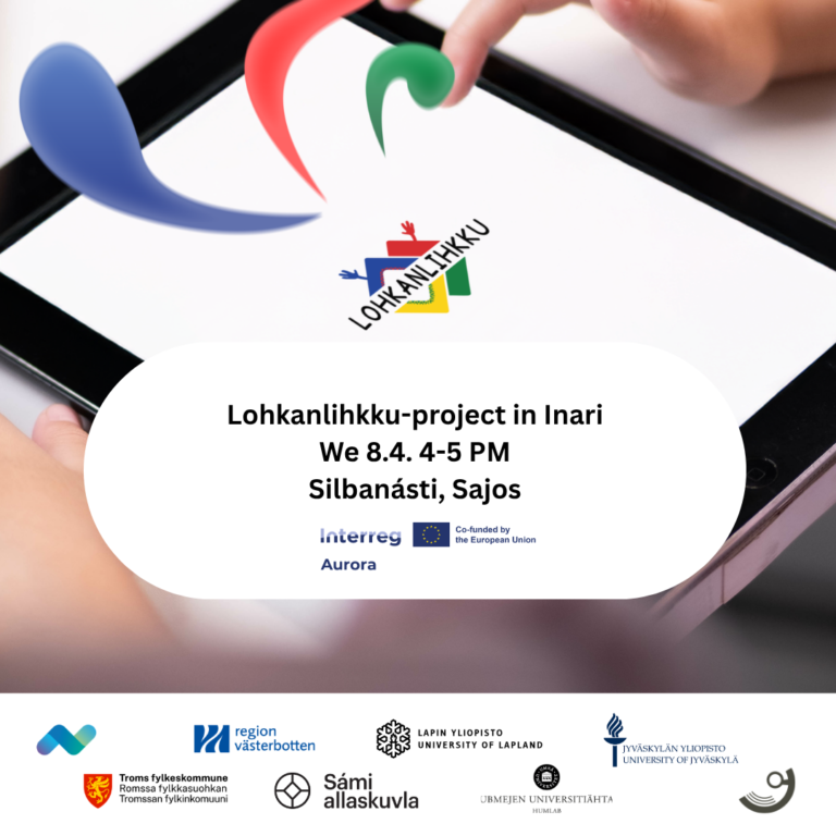 Get to know the Lohkanlihkku project, info event 8 April 2026 in Inari