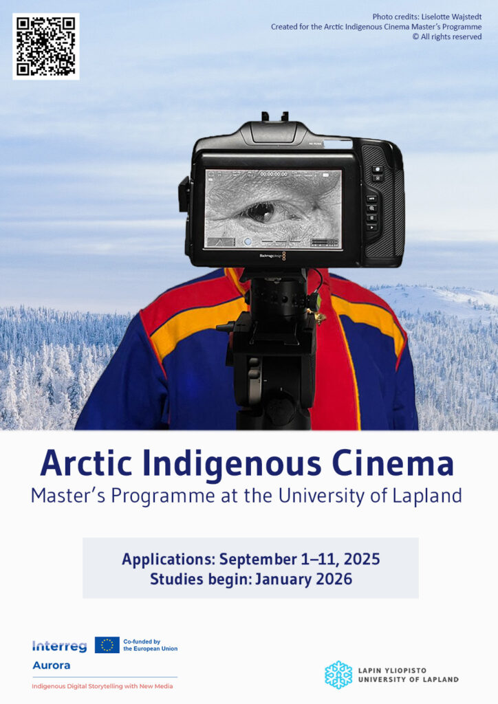 Poster: New Master’s Programme in Arctic Indigenous Cinema to Launch in 2025 