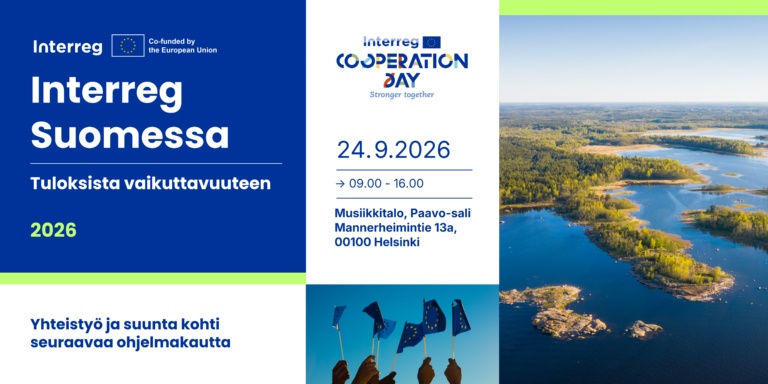 Save the date: Interreg in Finland – From Results to Impact