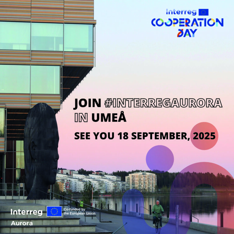 Join Interreg Aurora in Umeå, 18 September 2025