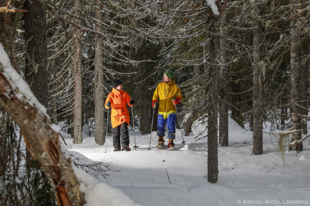 Snowshoeing in Kainuu Arctic Lakeland