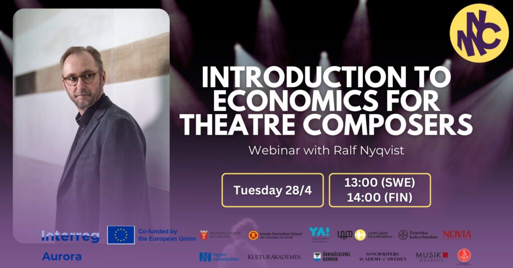 NMC Webinar - Webinar: Introduction to economics for theatre composers
