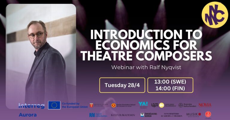 NMC Webinar - Webinar: Introduction to economics for theatre composers