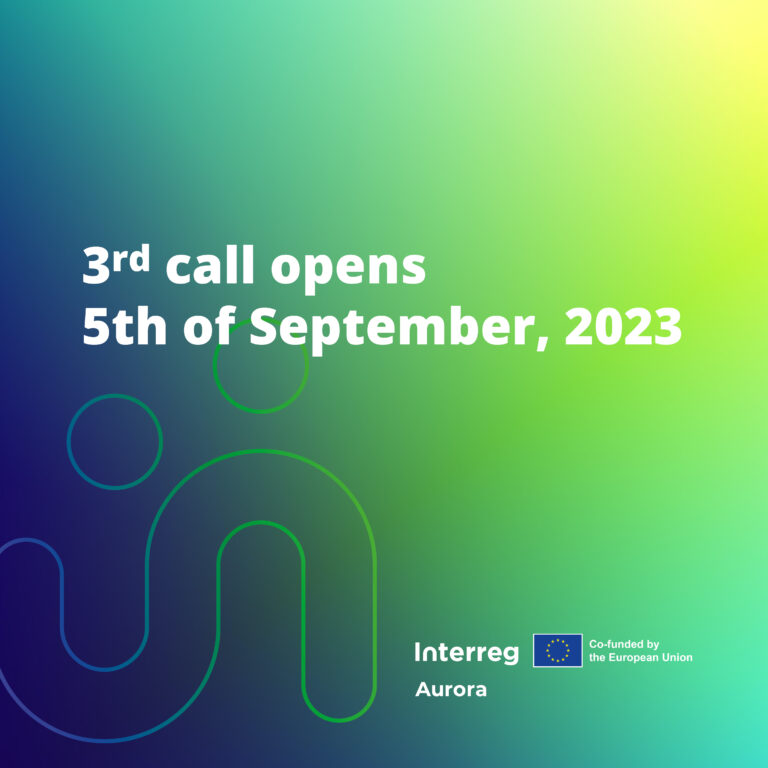 Interreg Auroras third call for regular projects