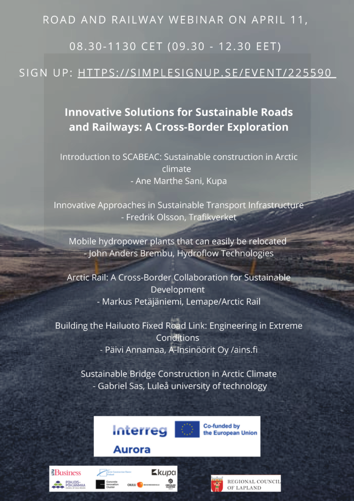 Road and railway webinar 