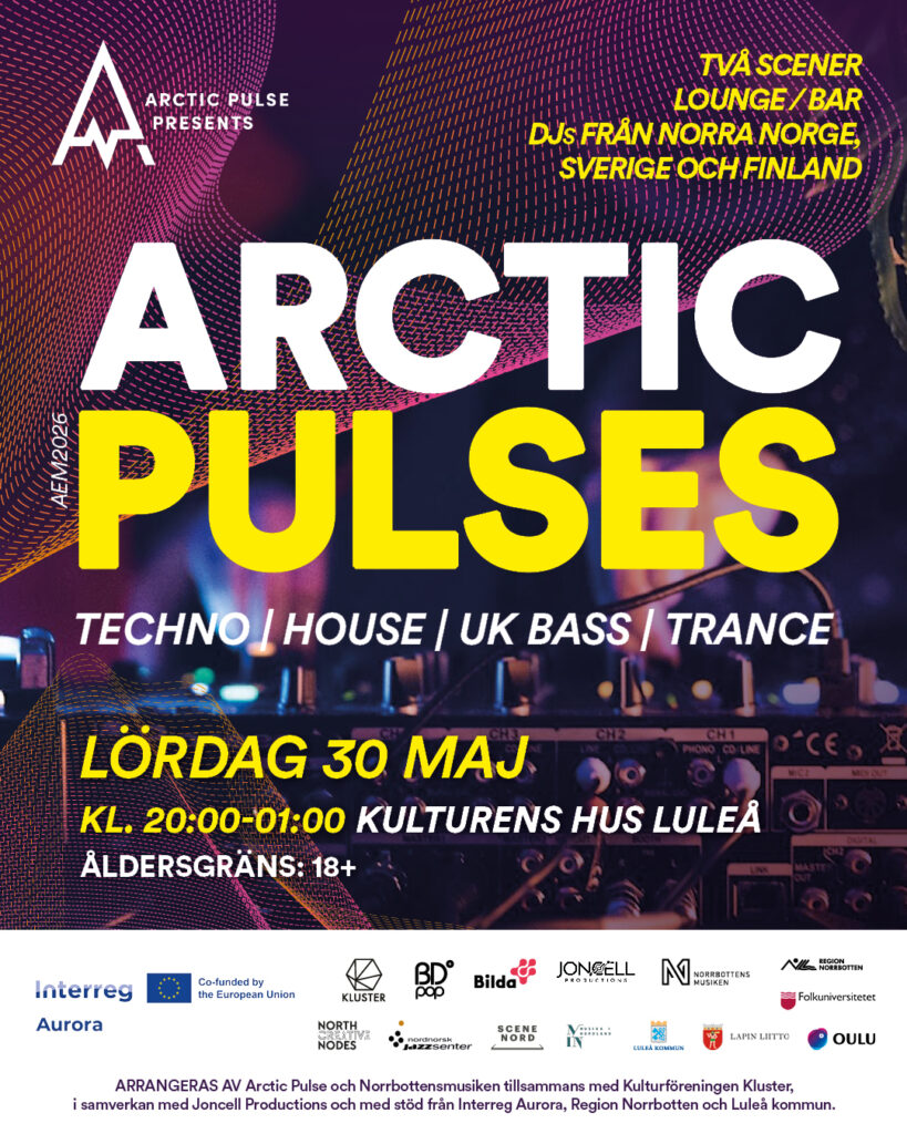 Arctic Electronic Music Meetup 2026 in Luleå 28-30 May 2026