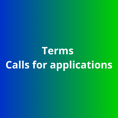 Terms calls for applications