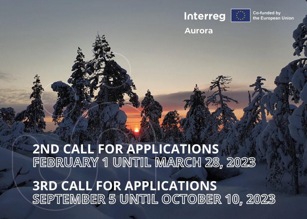 Interreg Aurora, second and third call for applications