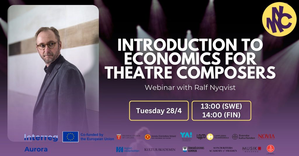 NMC Webinar - Webinar: Introduction to economics for theatre composers