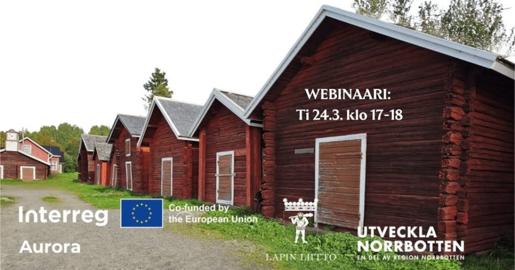 Torne valley Dipnet event, Webinar on Conservation-oriented building repair 24 March 2026 17:00-18:00 (Finnish time)