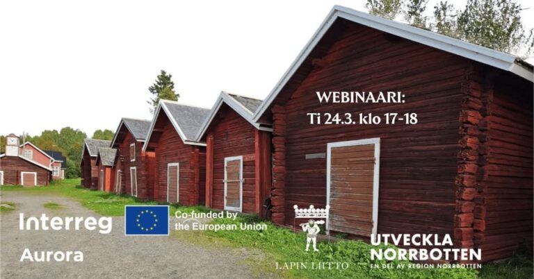 Torne valley Dipnet event, Webinar on Conservation-oriented building repair 24 March 2026 17:00-18:00 (Finnish time)