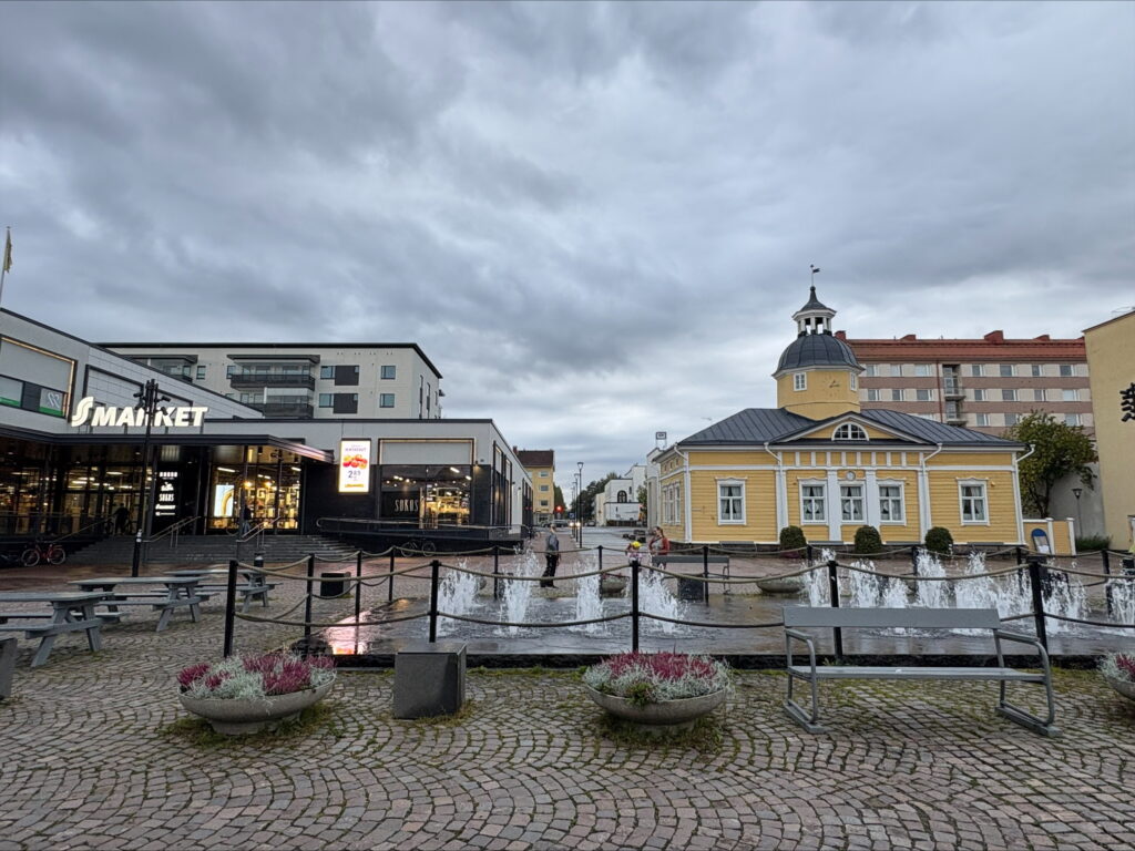 Center square of Kajaani.