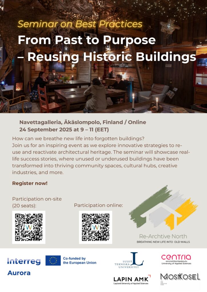 Re-Archtive North presents: Best Practice Seminar 24.9.2025